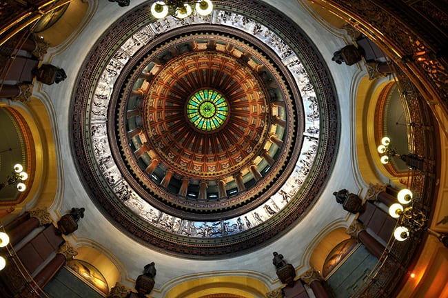 Interior of the Illinois State House (Capitol Building)
