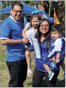 Jonathon de la O (pictured with his wife, Emely, and their children) is pastor of Starting Point Community Church in Chicago.