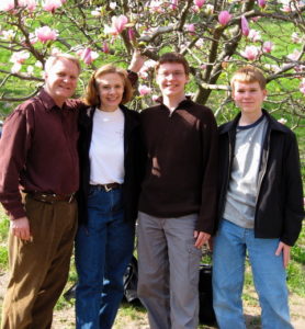 HOME IN UKRAINE – Former IMB missionaries Shannon and Katie Ford, and their sons Cameron and Carson, lived and served in Kyiv 18 years. This photo was taken in 2007. Today the Fords live in Illinois, where Shannon joined the Illinois Baptist State Association as Missions Director on March 1.