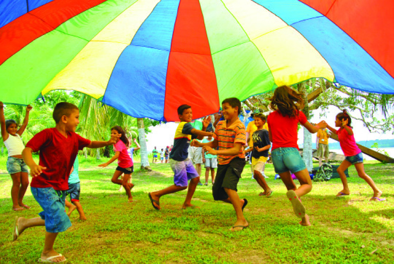 A mission team stages a colorful carnival of fun in Brazil.
