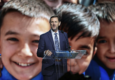 In IMB’s report to the SBC annual meeting in Anaheim, Calif., June 14, 2022, IMB president Paul Chitwood shares good news of salvations, baptisms and new churches made possible through the generosity of Southern Baptists. Photo by Kathleen Sparks