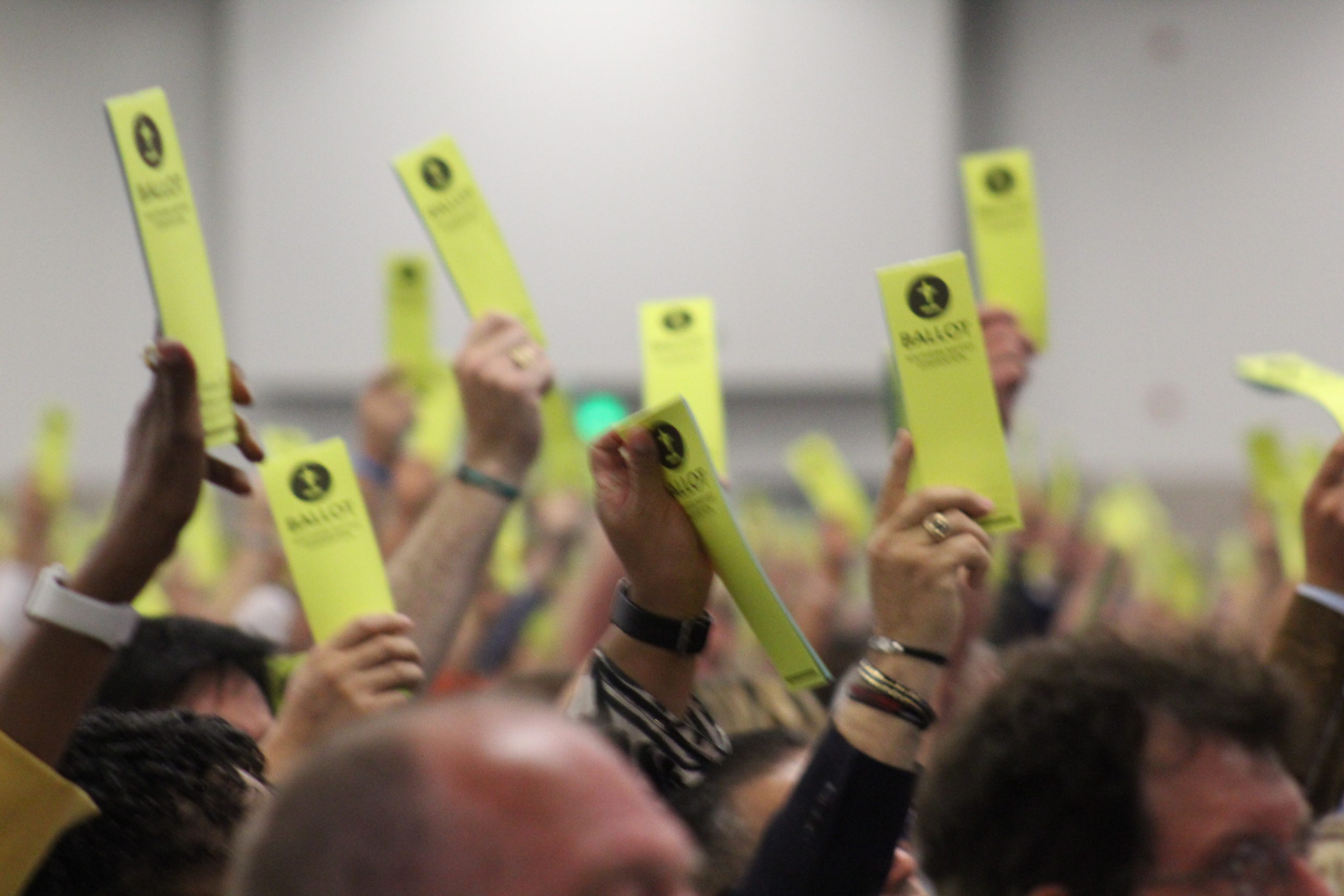 Messengers vote to approve the recommendations brought by the SBC Sexual Abuse Task Force.