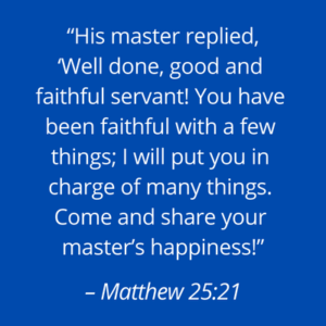 Matthew 25:21