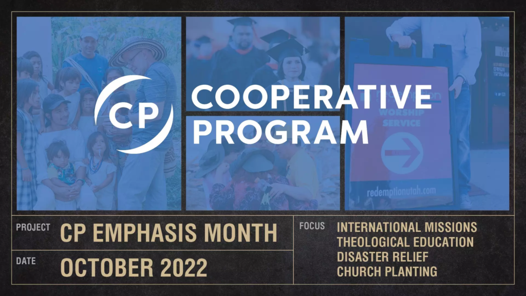 October is Cooperative Program Emphasis Month