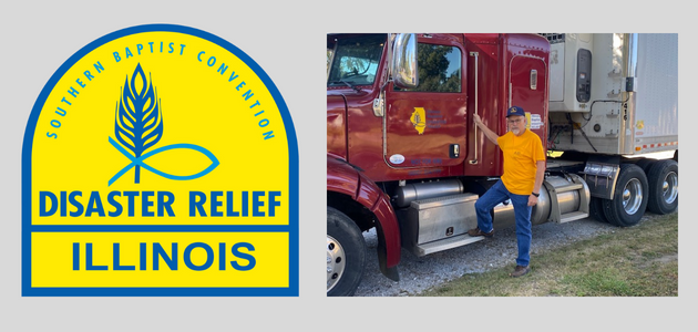 IBDR's Glen Carty drove a semi-trailer loaded with pallets of food to Venice, Fla. to assist in relief efforts.