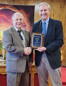 Pastor Roy Dale Orr and IBSA's Nate Adams