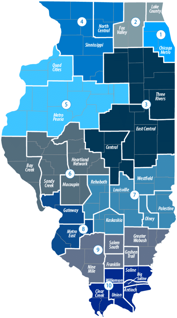 Zone map